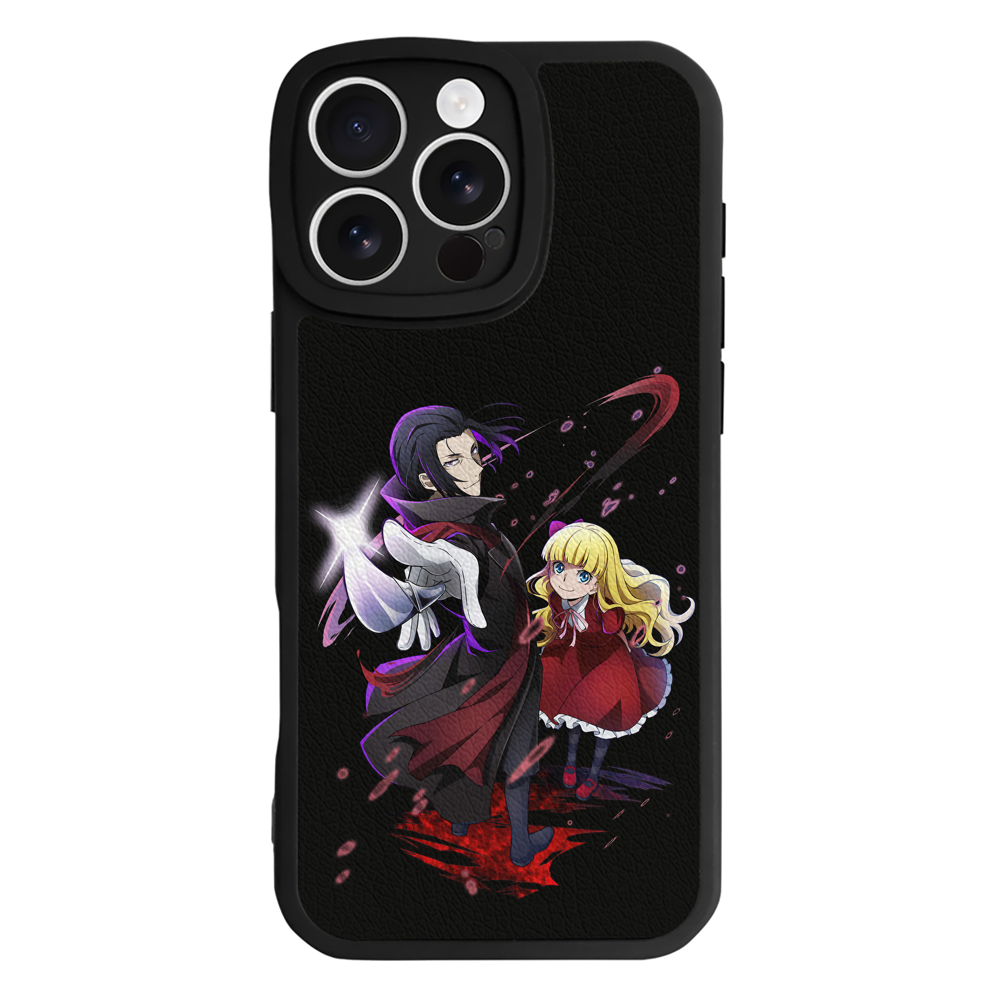 （画像用） 文豪ストレイドッグス Bungo Stray Dogs 【iPhone 16シリーズ対応】シリコンスマホケース（レザー調） 材質：シリコン